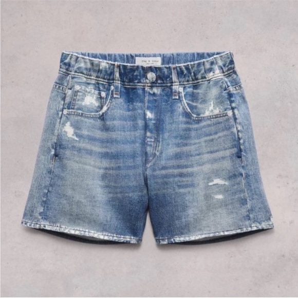 RAG & BONE Miramar 100% Cotton Terry Walking Shorts Large - Picture 5 of 14